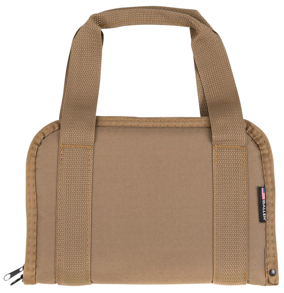 Allen 3642 Pistol Tote  Flat Dark Earth Endura 11.50" Long Lockable Holds 1 Handgun