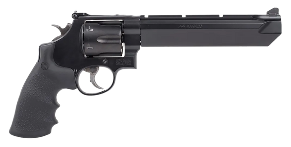 Smith & Wesson 170323 Performance Center 629 Stealth Hunter 44 Rem Mag 6rd 7.50" Matte Black Stainless Steel Black Polymer Grip