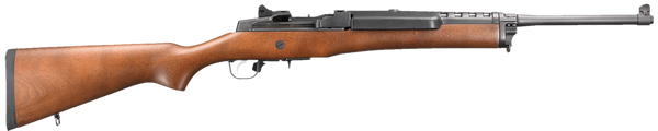 Ruger 5801 Mini-14 Ranch 223 Rem/5.56 NATO 5+1 18.50" Blued Steel Barrel, Blued Drilled & Tapped Alloy Steel Receiver, Hardwood Fixed Stock, Right Hand