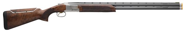 Browning 0180027010 Citori 725 Pro Sporting 20 Gauge 2.75" 2rd 30" Blued Ported Barrels, Silver Nitride Finished Engraved Receiver With Gold Accents, Black Walnut Stock With Pro Fit Adjustable Comb