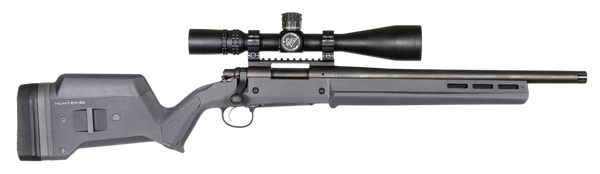 Magpul MAG495-GRY Hunter 700 Stock Fixed with Aluminum Bedding & Adjustable Comb Stealth Gray Synthetic for Remington 700 SA