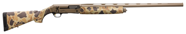 Browning 011430204 Silver Field 12 Gauge with 28" Barrel, 3.5" Chamber, 4+1 Capacity, Flat Dark Earth Cerakote Metal Finish & Vintage Tan Camo Synthetic Stock Right Hand (Full Size)