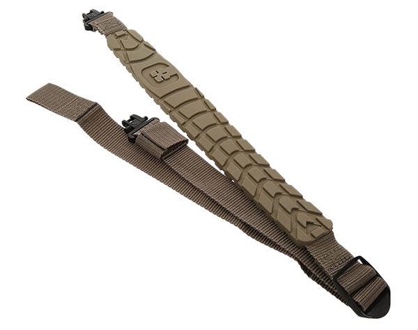 Caldwell 1131996 Max Grip Slim Sling Flat Dark Earth 20"- 41" OAL Adjustable Rifle