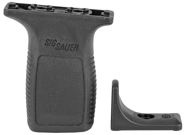 Sig Sauer KITTRDGRIPVEERTICALBLK Tread Vertical Grip with Barricade Stop Black Polymer