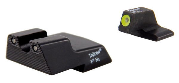 Trijicon 600602 HD Night Sights  Green/Tritium Yellow Outline Front Sight-Green Tritium Black Outline Rear Sight H&K .45C/.45C Tactical