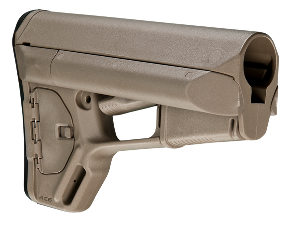 Magpul MAG370-FDE ACS Carbine Stock Flat Dark Earth Synthetic for AR-15, M16, M4 with Mil-Spec Tube (Tube Not Included)
