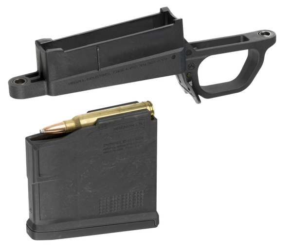 Magpul MAG569-BLK Bolt Action Mag Well Hunter 700L Stock Made of Polymer w/ Black Finish Includes PMAG5 AC Magazine