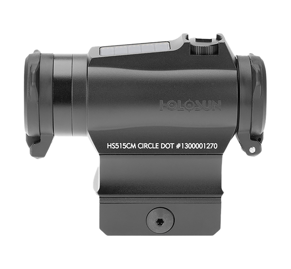 Holosun HS515CM 515  Black Anodized 1 x 20 mm 2 MOA Red Dot/65 MOA Circle Multi Reticle