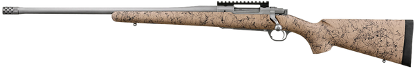 Ruger 57162 Hawkeye FTW Hunter Full Size 308 Win 4+1 22"  Matte Stainless Threaded Barrel, Picatinny Rail Stainless Steel Receiver, Speckled Tan/Black HS Precision Synthetic Stock, Left Hand