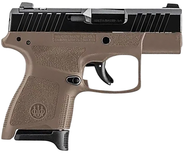 Beretta USA JAXN9258A1 APX A1 Carry Micro-Compact Frame 9mm Luger 8+1 3" Blued Steel Barrel, Black Serrated Steel Slide, Flat Dark Earth Polymer Frame, Polymer Grip