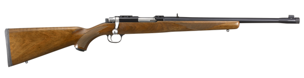 Ruger 7416 77/44  44 Rem Mag 4+1 18.50" Threaded Barrel, Blued Alloy Steel, Integral Scope Mount On A Solid Steel Receiver, American Walnut Stock