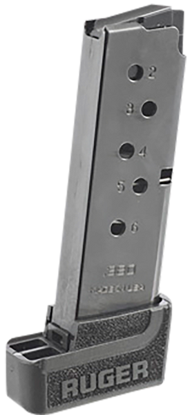 Ruger 90626 LCP II  7rd Extended w/Grip Extension 380 ACP Blued Steel