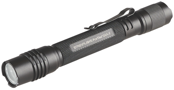 Streamlight 88135 ProTac 2AA-X USB Flashlight  Black Anodized 40/550 Lumens White  LED