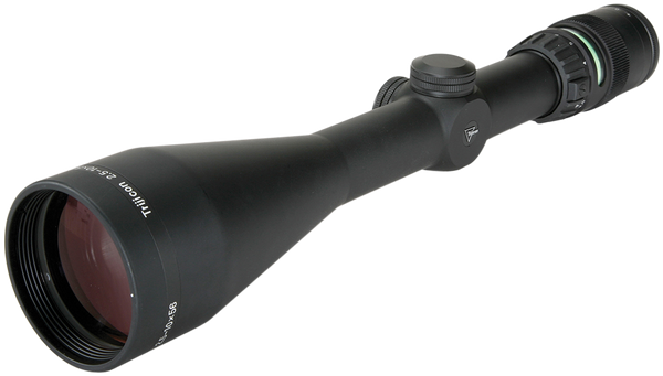 Trijicon 200024 AccuPoint  Black Hardcoat Anodized 2.5-10x56mm 30mm Tube Illuminated Duplex Crosshair w/Green Dot Reticle