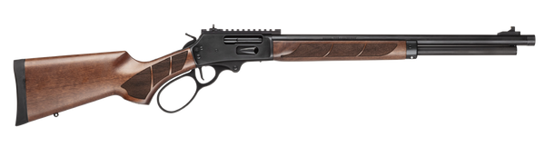 Smith & Wesson 14384 1854  45-70 Gov 6+1 20" Black Armornite Threaded Barrel, Black Armornite Picatinny Rail Receiver w/Picatinny Rail, Fixed Walnut w/Textured Grip Panels Stock, Thread Protector