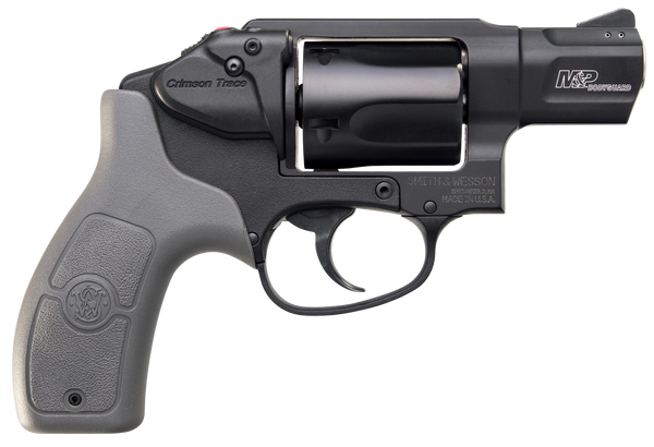 Smith & Wesson 12056 M&P Bodyguard *CA Complaint 38 S&W Spl +P 5 Shot 1.88" Black PVD Barrel/Cylinder, Black Aluminum J-Frame, Gray Polymer Grip, Includes Crimson Trace Red Laser