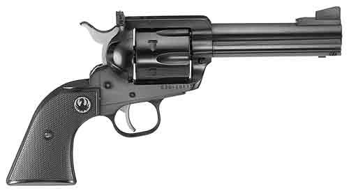 RUGER BLACKHAWK 45LC 4-5/8" AS BLUED BLACK CHECKERED