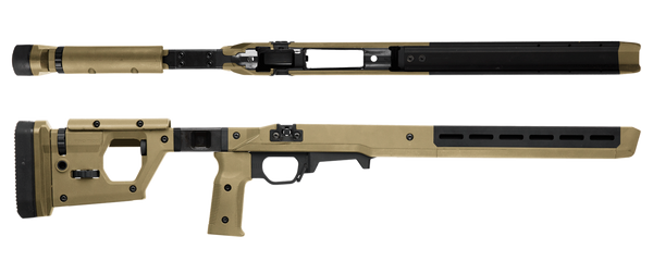 Magpul MAG997-FDE Pro 700 Stock Fixed w/Aluminum Bedding Flat Dark Earth Synthetic for Remington 700 SA