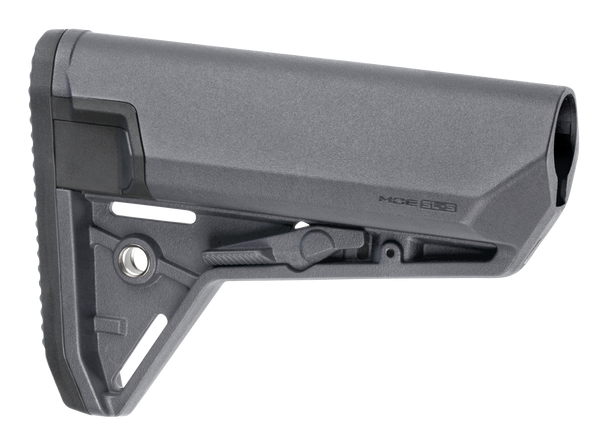 Magpul MAG653-GRY MOE SL-S Carbine Stock Stealth Gray Synthetic for AR-15, M16, M4 with Mil-Spec Tube (Tube Not Included)