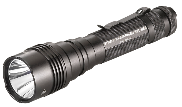 Streamlight 88076 ProTac HPL USB Flashlight  Black Anodized 65/400/1000 Lumens White LED