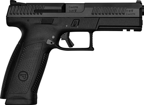 CZ P-10 F 9MM FS 19-SHOT REVERSIBLE MAG CATCH BLACK