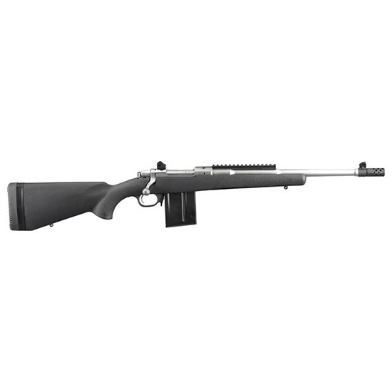 RUG SCOUT RIFLE 308WIN 16.1 SS BLK SYN 10RD