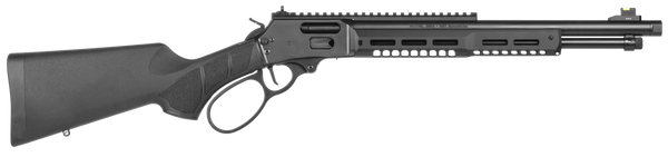 Smith & Wesson 14194 1854 Stealth Hunter 357 Mag 8+1 16.30" Black Armornite Threaded Barrel, Black Anodized Picatinny Rail Receiver, Fixed w/Textured Grip Panels Black Synthetic Stock