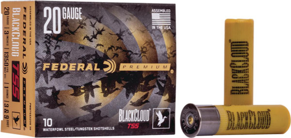 Federal Black Cloud TSS Shotshell 20ga 3.5" 1 5/8 oz #3 FS &# 9 TSS 10/ct