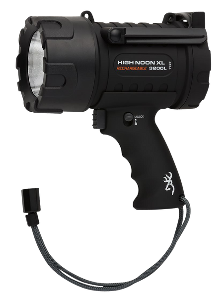 Browning 3717787 High Noon XL Black 100-3200 Lumens White LED Polymer