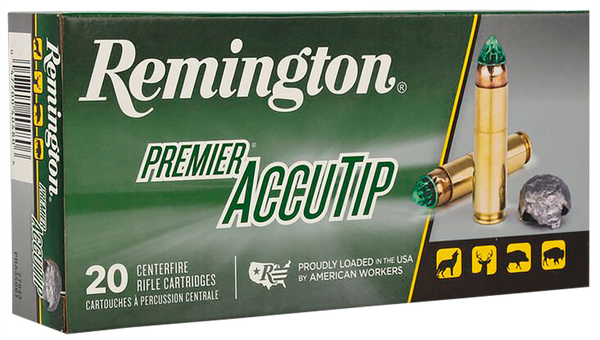 Remington Ammunition 27943 Premier Accutip 450Bushmaster 260gr AccuTip 20 Per Box/10 Case