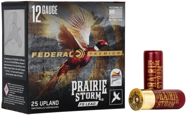 Federal PFX126FS4 Premium Prairie Storm FS 12Gauge 2.75" 1 1/4oz 4Shot 25 Per Box/10 Case