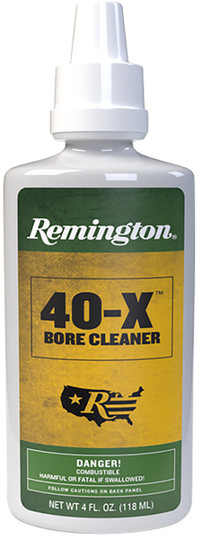 Remington Accessories 18397 40-X Bore Cleaner Removes Carbon/Lead/Plastic Fouling/Powder 4 oz Squeeze Bottle