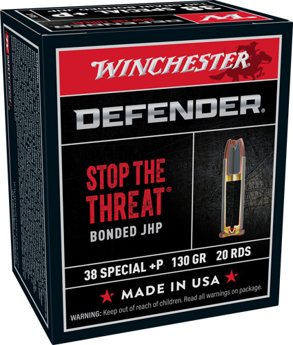 WINCHESTER SUPREME 38 SPECIAL +P 130GR PDX1 DEF 20RD 10BX/CS