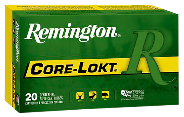 Remington Ammunition 29031 Core-Lokt  7x57mmMauser 140gr Pointed Soft Point Core-Lokt 20 Per Box/10 Case