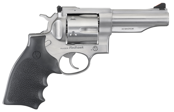 Ruger 5044 Redhawk  44 Special/44 Rem Mag 6rd, 4.20" Satin Stainless Steel Barrel, Dual Chambered Satin Stainless Cylinder, Satin Stainless Steel Frame, Hardwood Grip, Exposed Hammer