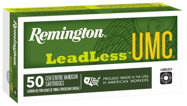 REM UMC LEADLESS 9MM 100GR JACKETED 50/10