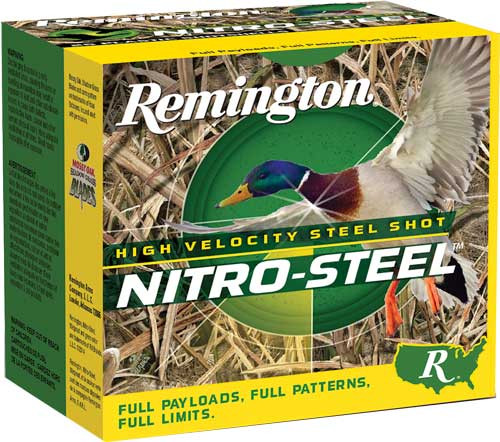 REMINGTON NITRO-STEEL 12GA 3" #3 1-1/4OZ 1450FPS 25RD 10BX/C