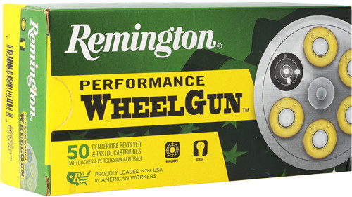REMINGTON WHEELGUN 357 MAG 158GR LEAD-SWC 50RD 10BX/CS