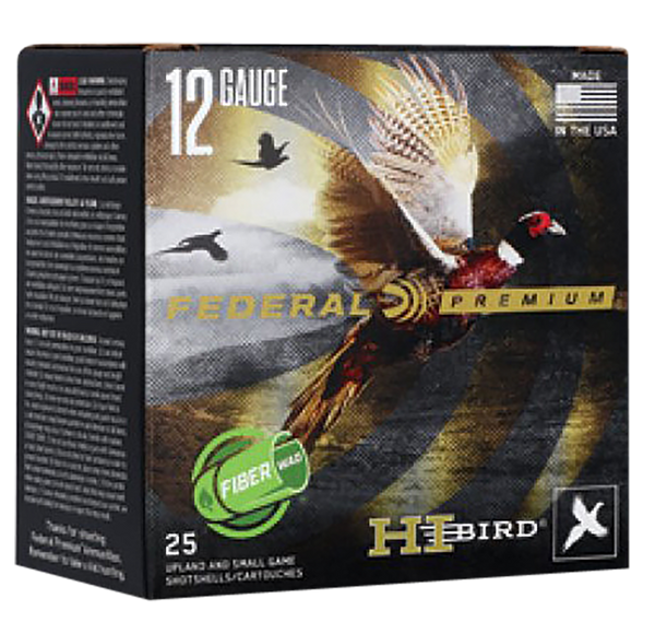Federal HVF12HW5 Federal Premium Hi-Bird 12Gauge 2.75" 1 1/4oz 5Shot 25 Per Box/10 Case