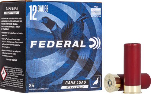 FEDERAL GAME SHOK 12GA 2.75" 1-1/4OZ #6 25RD 10BX/CS
