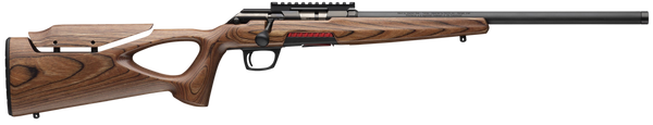Winchester Repeating Arms 5252281003 Xpert Target 21 Sharp 10+1 18" Matte Black Threaded Bull Barrel, Matte Black Picatinny Rail Steel Receiver, Brown Adj Comb & LOP Thumbhole Laminate Stock