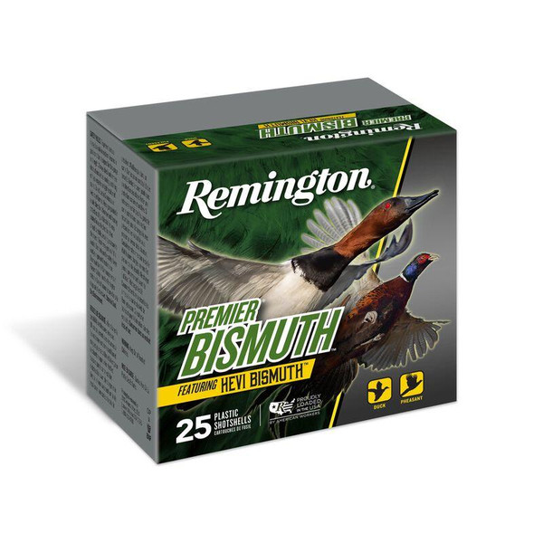 Remington Premier Bismuth Shotshells 20 ga 3 in 1-1/4oz #2 1400 fps 25/ct