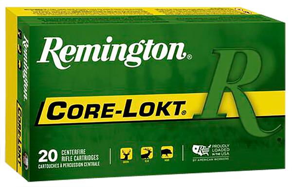 Remington Ammunition 27657 Core-Lokt  6.5Creedmoor 140gr Pointed Soft Point Core-Lokt 20 Per Box/10 Case