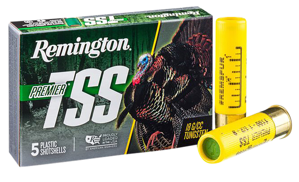 Remington Ammunition 28065 Premier TSS Turkey 20 Gauge 3" 1 1/2 oz Tungsten 9 Shot 5 Per Box/ 10 Cs