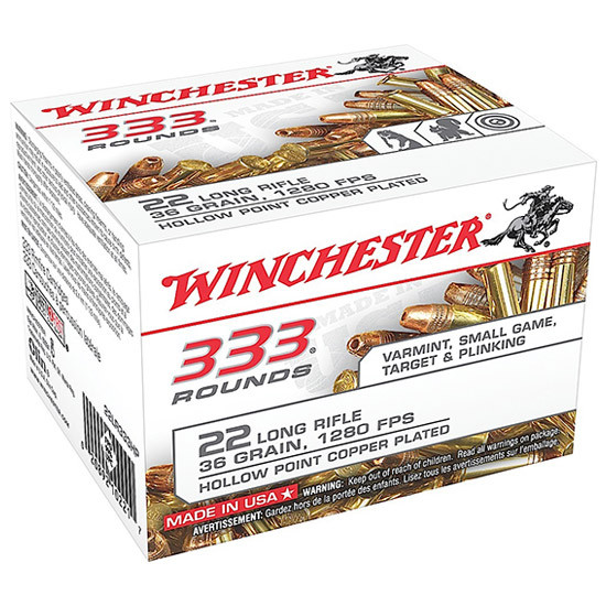 WIN USA 22LR 36GR COPPER HP 333/10