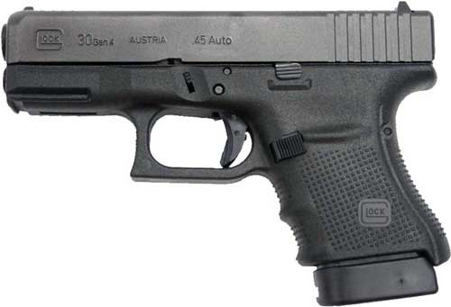 GLOCK 30 45ACP GEN4 FIXED SIGHTS 10-SHOT BLACK<