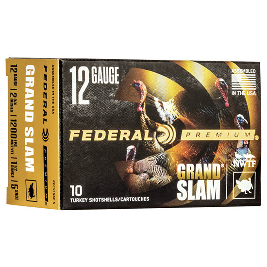 FED GRAND SLAM 12GA 2.75 1.5OZ #5 TKY 10/5