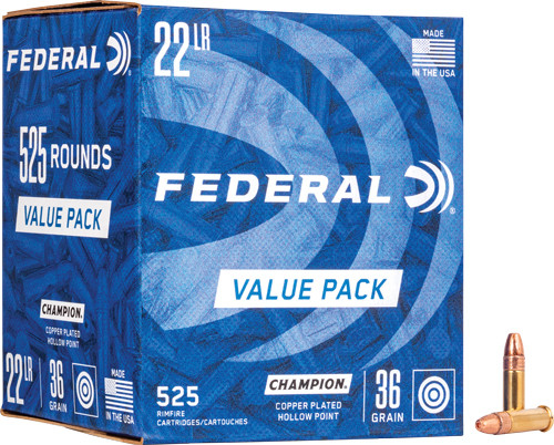 FEDERAL 22LR 36GR HP 1260FPS 525RD 10BX/CS