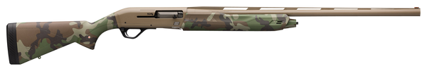 Winchester Repeating Arms 511290292 SX4 Hybrid Hunter 12 Gauge 28" 4+1 3.5" Flat Dark Earth Cerakote Rec/Barrel Woodland Camo Stock Right Hand (Full Size) Includes 3 Invector-Plus Chokes