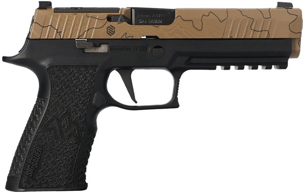 Sig Sauer P320 XTen Endure Topographic 10mm 5" Barrel 15 Rounds